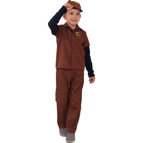 Children Postman Costume European And American Cosplay Professional Costume Stage Performance Clothing