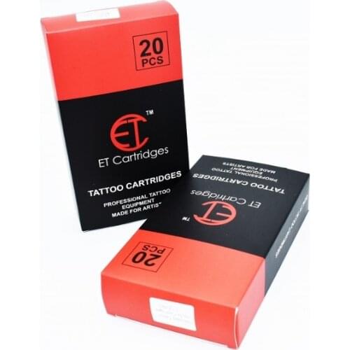 ET Cartridges Disposable Gray Transparent Tips Magnum Cartridge Tattoo Needles C1209M1