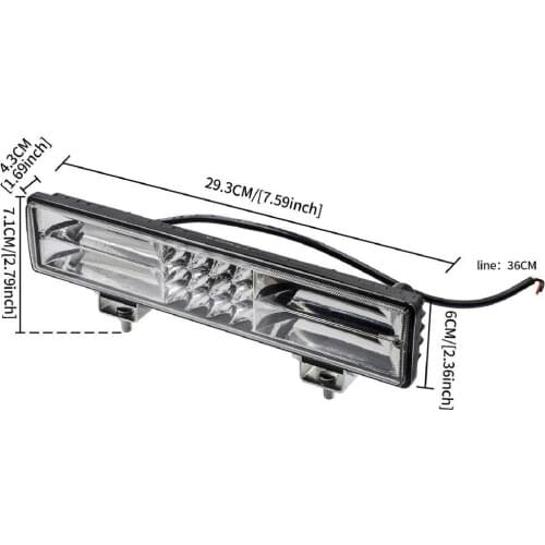 80% Hot Sell CS-1246A1 Light Bar Waterproof Spotlight Black High Brightness Work Light Bar for Off-road Vehicles