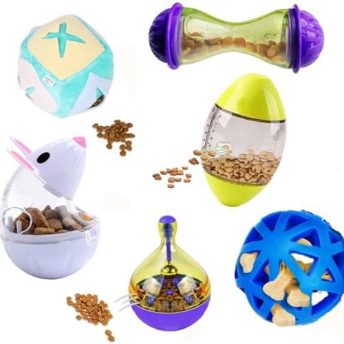 Pet Dog Food Feeder for Dog Cats Puzzle Toys Doggy Kitty Molars Feeder Captains for Pet Dogs Cat Chewing Toy Leaking Food Ball