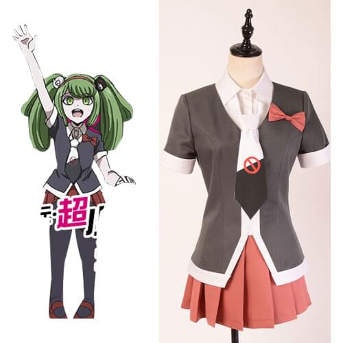 Cosplay Danganronpa3 The End of Hopes Peak Academy Side Future Monaka Monaca Towa Full Set Uniform School Party Costume
