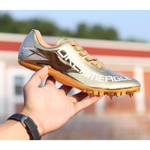 Womens Mens Track and Field Shoes Track Spike Running Sprint Shoes Lightweight Soft Comfortable Professional Athletic Shoes