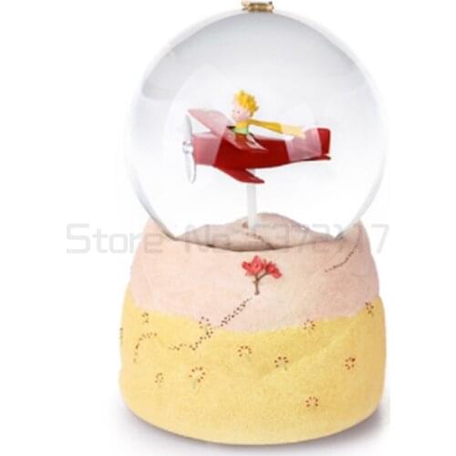 Little prince crystal ball gift signal music box Girls Birthday Gift music box creative ornaments