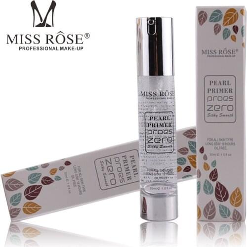 MISS ROSE Pre-makeup Breast 30ML Clean and Isolated Moisturizing Invisible Pore Brightening Skin Color Cosmetic Gift for Girl
