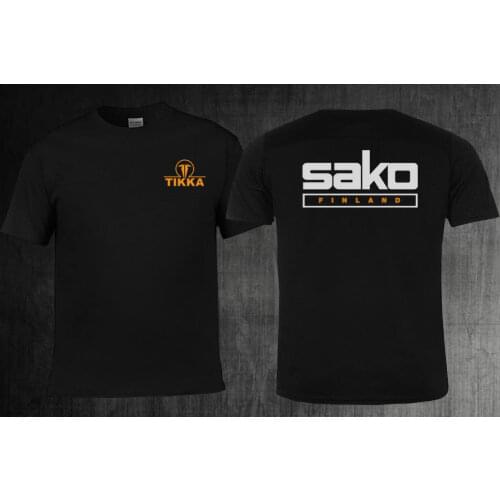Hot Sale Fashion New Tikka By Sako Finland Firearms Logo Mens T Shirt Casual Summer Short Sleeve Cotton Tees Shirt