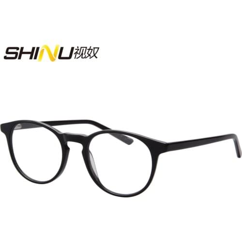 Ultra Thin Acetate Presbyopia Glasses Women Reading Eyeglasses See Near & Far Eyewear Noline Multifocal Lens Progressive Reader