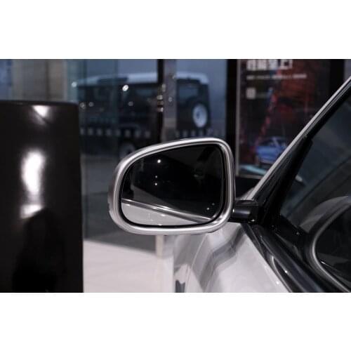 ABS Chrome Side Rearview Mirror Frame Cover Trim 2pcs For Jaguar XF/XFL 2011-2016 XE 2015-2017 XJ/XJL 2010-2016