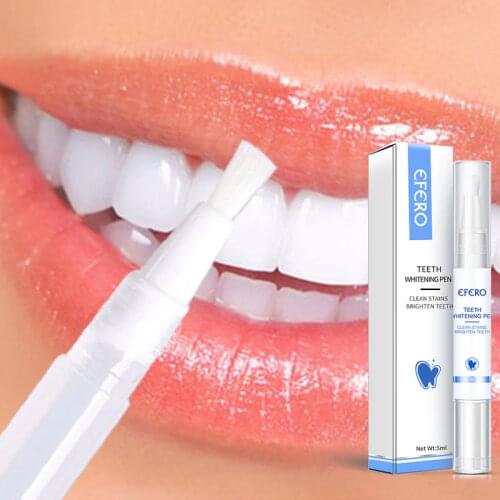 EFERO Teeth Whitening Pen Cleaning Serum Remove Plaque Stains Dental Tools Oral Hygiene Tooth Gel Whitenning Tooth Toothpaste
