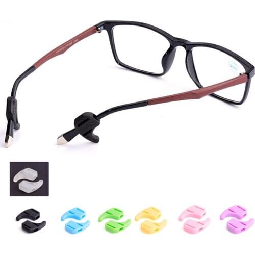 7Color Anti Slip Silicone Glasses Ear Hooks For Kids And Adults Round Grips Eyeglasses Sports Temple Tips Soft Ear Hook