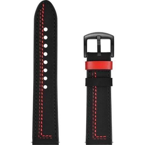 22MM genuine leather Strap For Ticwatch Pro 2020/2019 Smart Watch Band Replace Bracelet Wrist Straps For Ticwatch Pro 4G eSIM