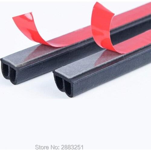 5M Car Door Seal Strips Sealing Rubber Noise Insulation Windproof For lifan x60 520 320 X50 solano 620 smily 125cc Accessories