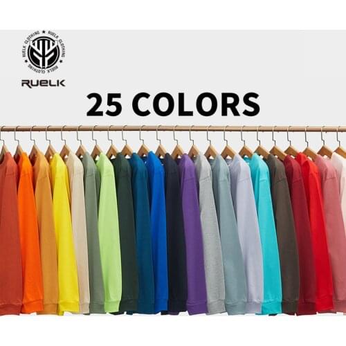 RUELK Men's Plain T-shirts