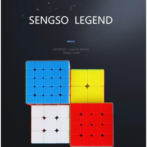 ShengShou Legend 2x2x2 3x3x3 4x4x4 5x5x5 Magic Cubes SengSo Speed Cubes Puzzle Brain Teaser Educational Toy kids Christmas gifts