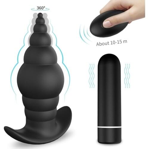 Sobbie Sex Toys For Couples Silicone Anal Plug Pussy Masturbators Sex Machine Vibration Swing Wireless Remote Control Wearable