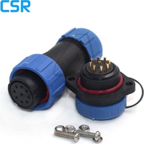 SP21waterproof Connector 9 Pin IP68 aviation connector plug socket