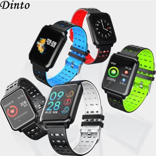 Dinto T2 Heart Rate Sleep Health Monitor Smart Watch Waterproof Professional Sport Bracelet Multiple Languages for Woman Man