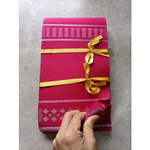 Nigerian aso oke muslim headtie african fabrics men&women head wrap turban gele headtie high quality for party 17M*17cm