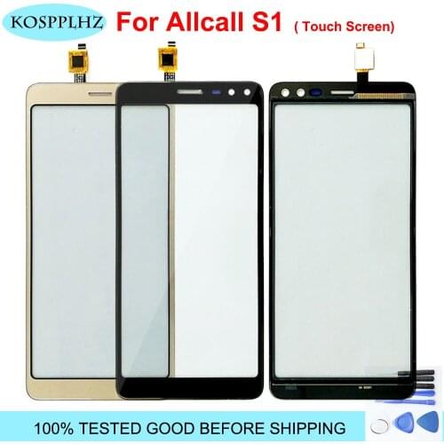 KOSPPLHZ 5.5 inch front outer glass For Allcall S1 Touch Screen Panel Replacement +tools