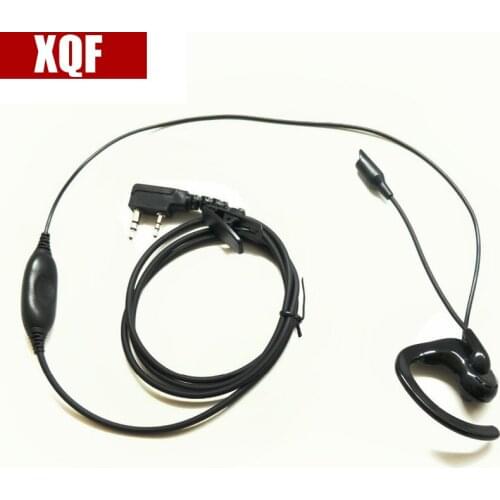 XQF Ear Hook Earphone Earpiece With Microphone For BAOFENG UV-5R for Kenwood TK-3107 Two Way Radio