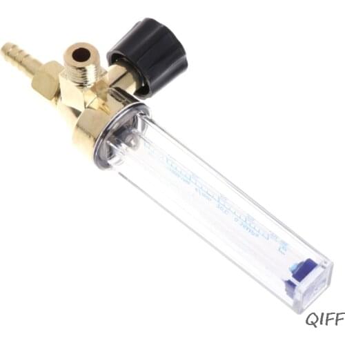 1/4PT Thread 7mm Barb Argon Ar CO2 Gas Flow Meter Ar Welding Regulator 0.35 MPA Mar28