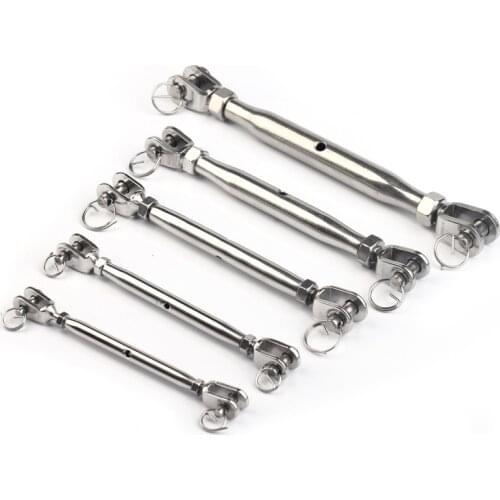 304 Stainless Steel M5/M6/M8/M10/M12/16/20 Rigging Screw Closed Body Jaw/Jaw Turnbuckle