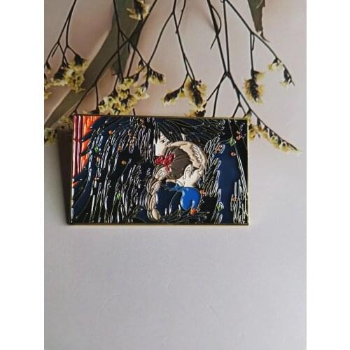 Howls Moving Castle Hauru Sophie Pin Brooch Wing Limit Badge Enamel Colletion rare H