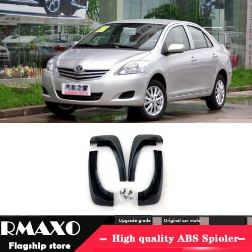 For Toyota VIOS 2008-2012 Mudflaps Splash Guards Front With the color and rear Mud Flap Mudguards Fender Modified special
