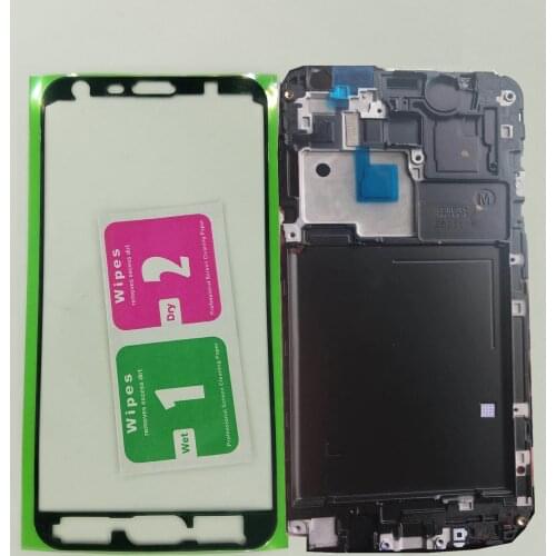 For Samsung Galaxy J7 Neo J701 J701F J701M J7 Core J701 Original Phone Housing New LCD Plate Panel Frame With Adhesive