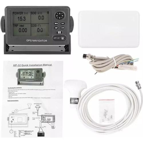 KP-32 GPS/SBAS Marine Navigator GPS 4.5 inch LCD Display Marine GPS Navigation Locator Positioner WGS-84 Waterproof