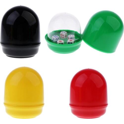 KTV Bar Casino Game Dice Cup with 5PCS Dices for