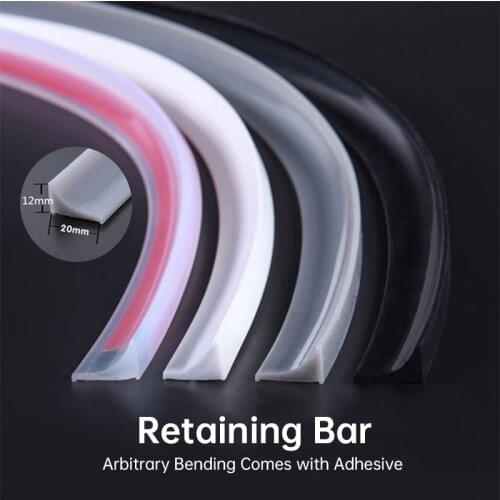 Kitchen Countertop Water Barrier Bathroom Sink Waterproof Table Wall Corner Side Skirting Silicone Bendable Anti Water Barrier