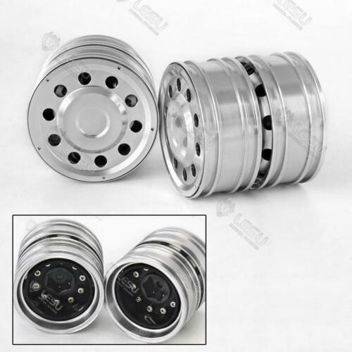 LESU Metal Rear Wheel Hubs W-2054 for 1/14 RC DIY Tmy Tractor Truck Dumper TH15248