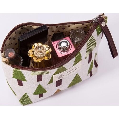 Multifunctional Canvas Cosmetic Bag 2020 Travel Ladies Travel Bag Ladies Toiletry Bag Fabric Zipper Cosmetic Box Storage Bag