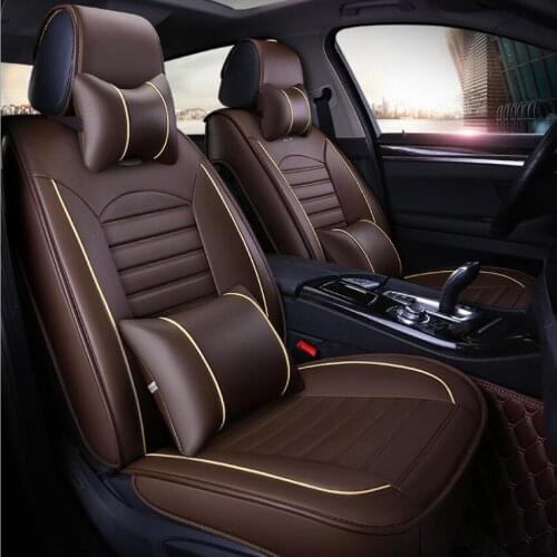 Car travel 2017 news Luxury leather car seat cover universal seat Covers for Opel Astra honda cars cushion car accessories style