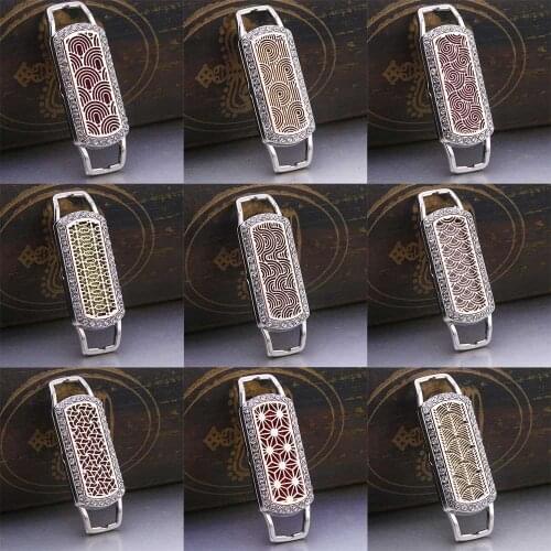 New Aromatherapy lockets Bracelet Genuine Leather Essential Oil Diffuser Bracelets Aroma Diffuser Perfume DIY combine Bracelet