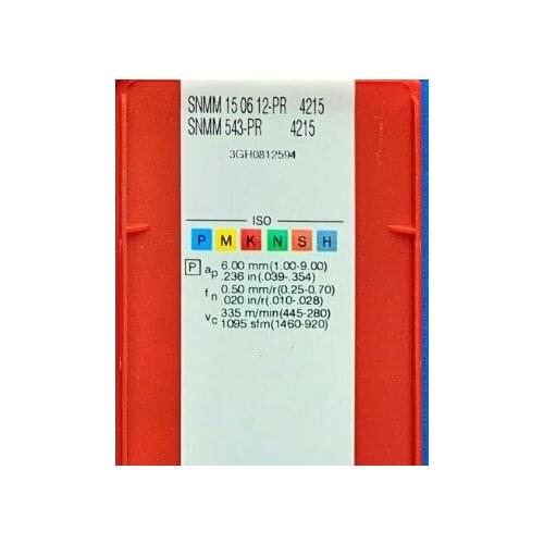 ORIGINAL 10PCS CARBIDE INSERT SNMM150612-PR4215