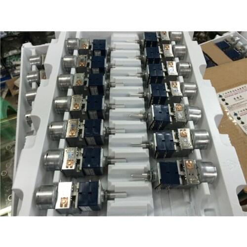 Original new 100% RK27 dual motor potentiometer A10K handle 25MMF 6pin (SWITCH)