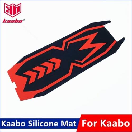 Original Kaabo Silicone Red Mat For Kaabo Mantis 10 Electric Scooter Smart Kickscooter Kaabo Black Foot Pad Sticker Accessories