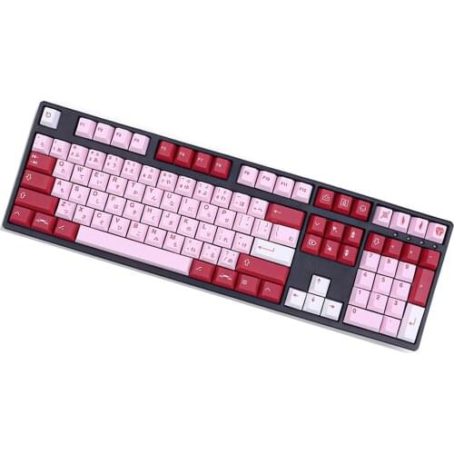 PBT 140 Keys Keycaps Cherry Profile for Mechanical Keyboard Spare Parts