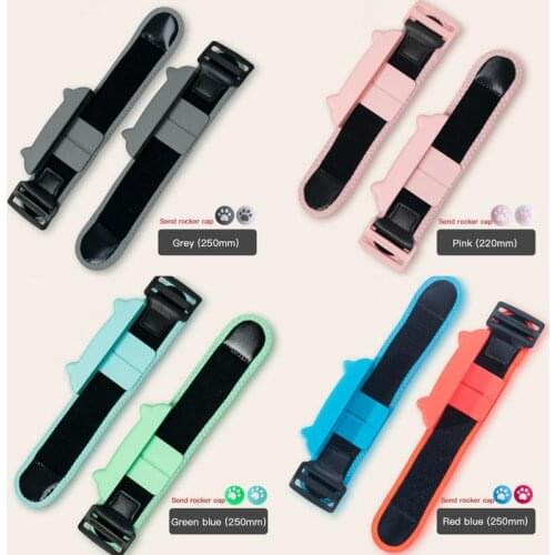 New Adjustable Game Hands Straps Cat Ear Shape Wristband For Switch Just Dance Left And Right Controller Wrist Strap Accessories