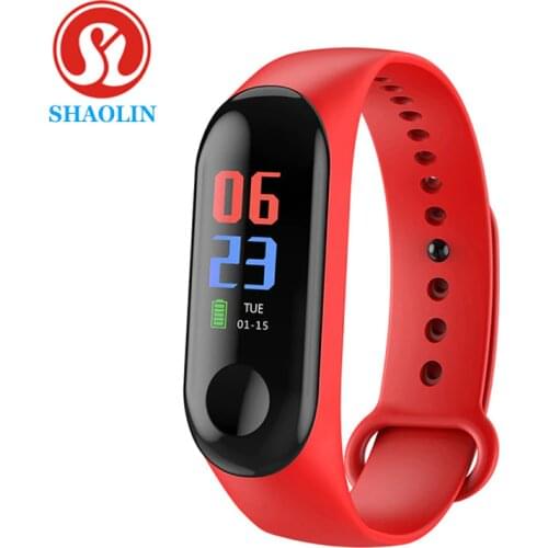 SHAOLIN Smart Watch Bracelet Band Fitness Tracker Color Screen Sport Wristband wristband Bluetooth For iPhone Xiaomi
