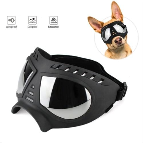 Dog Sunglasses UV Protection Windproof Snowproof Goggles Pet Eye Wear Medium Large Dog Swimming Skating Cool Glasses Accessarie
