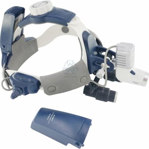 Dental Loupe with Surgical headlight Medical Examination LED adjustable High intensity Wireless chargeable HeadLamp ENT