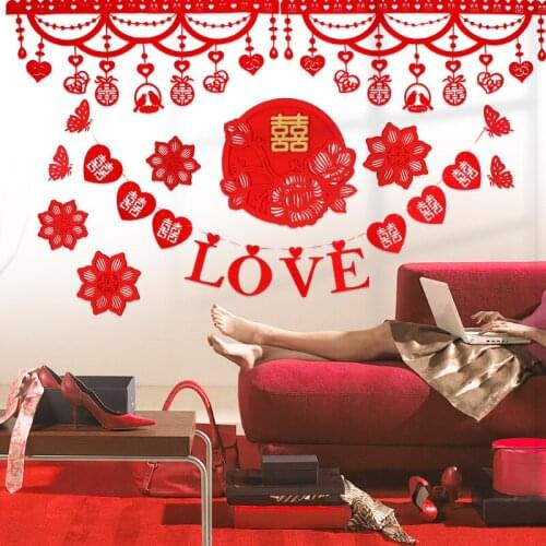 Supplies garland suit wedding room decoration ideas