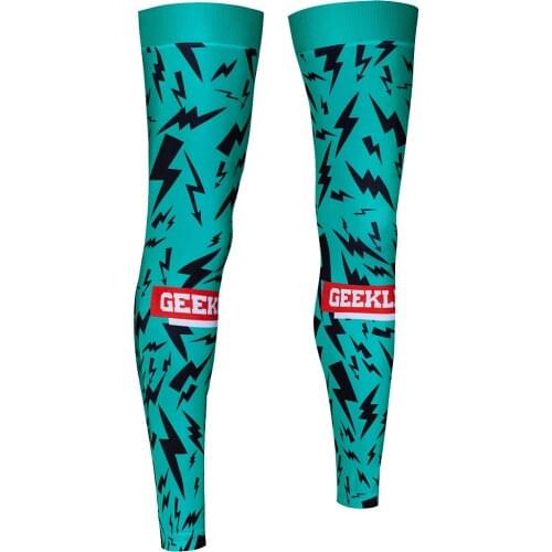 Geeklion Outdoor Breathable Outdoor Cycling Leg Warmer Quick Dry Compression Leg Sleeves Cyclist Pro Legging