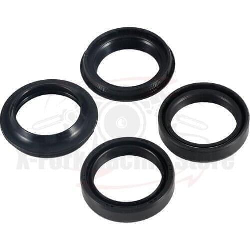 Fork Oil Sealsx2 & Dust Sealsx2 4PCS SET For Suzuki GSX400 1983