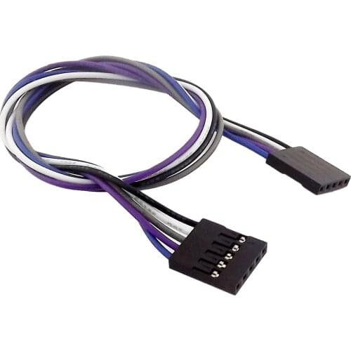 10pcs 30cm 5Pin -5Pin Connector Female to Female Dupont Wire Extension Cable Line 2.54mm