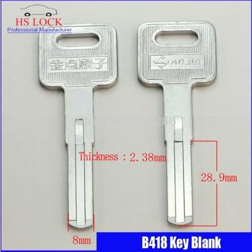B418 House Home Door Key blanks Locksmith Supplies Blank Keys