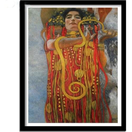 Large 5D Diy Diamond Painting Medicine Klimtes Eugenias Portrait 5D Embroidery Cross Stitch Mosaic Wedding Decorations