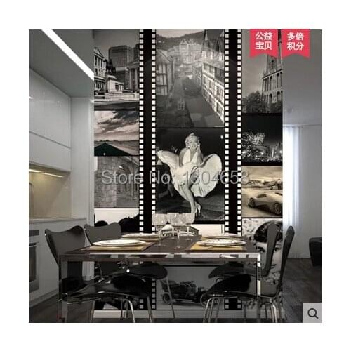 Large murals custom 3 d time memory character of original art background wallpaper TV sofa wallpaper